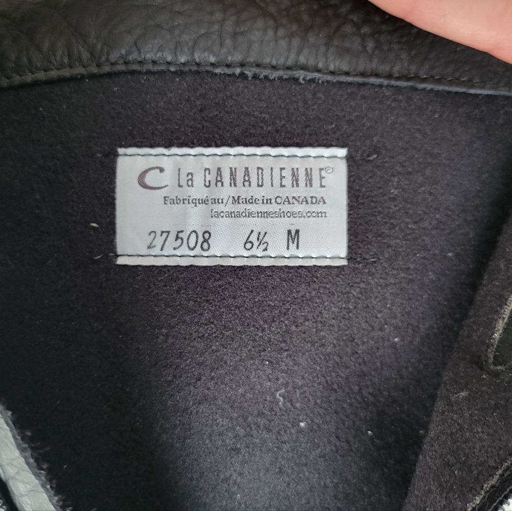 La Canadienne, Leather Zip-Up Knee High Small Heeled, Waterproof, Black Boot - Picture 11 of 13